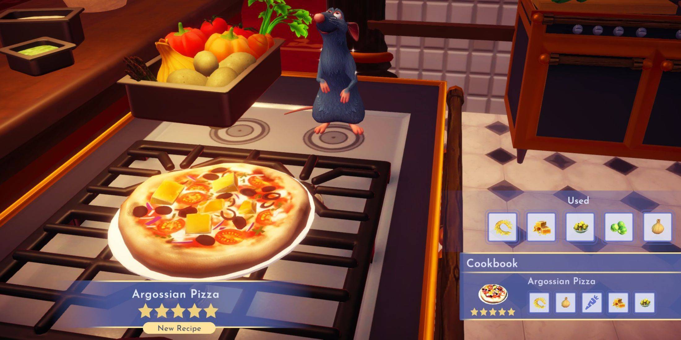 如何在迪士尼Dreamlight Valley中製作Argossian Pizza