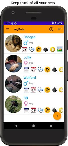 myPets - Pet Manager Zrzut ekranu 1
