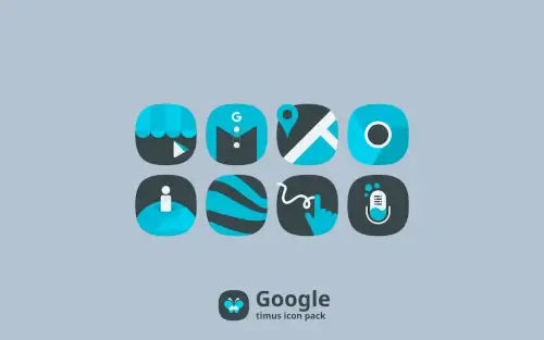 Timus: Rounded Dark Icon Pack Ekran Görüntüsü 1