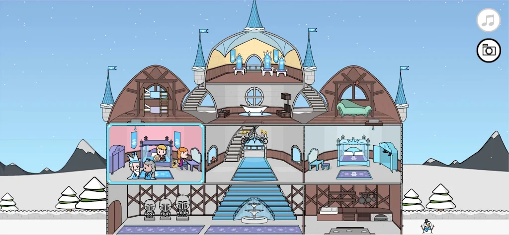 Ice Princess Dollhouse Design应用截图第3张