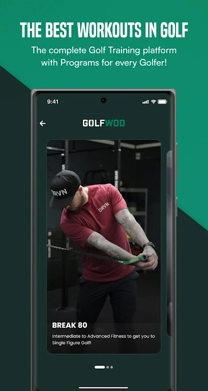 GOLFWOD - Golf Fitness Workout Zrzut ekranu 3
