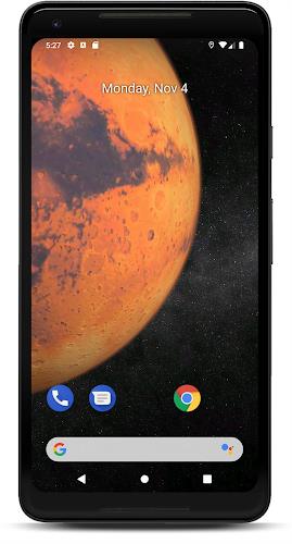 Schermata Mars 3D Live Wallpaper 3