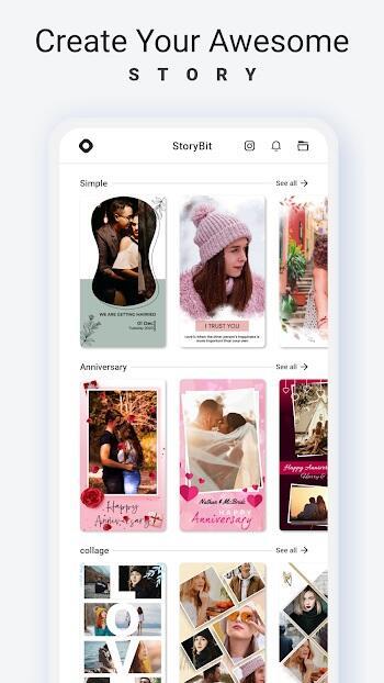 Story Bit | Story Video Maker Screenshot 3