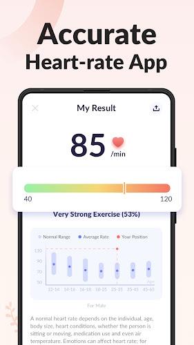 Heart Rate Monitor: Pulse 스크린샷 1