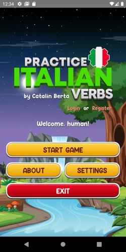 Learn Italian Verbs Game Screenshot 2