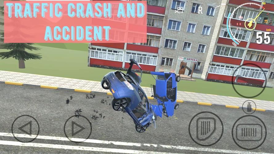 Traffic Crash And Accident ဖန်သားပြင်ဓာတ်ပုံ 1