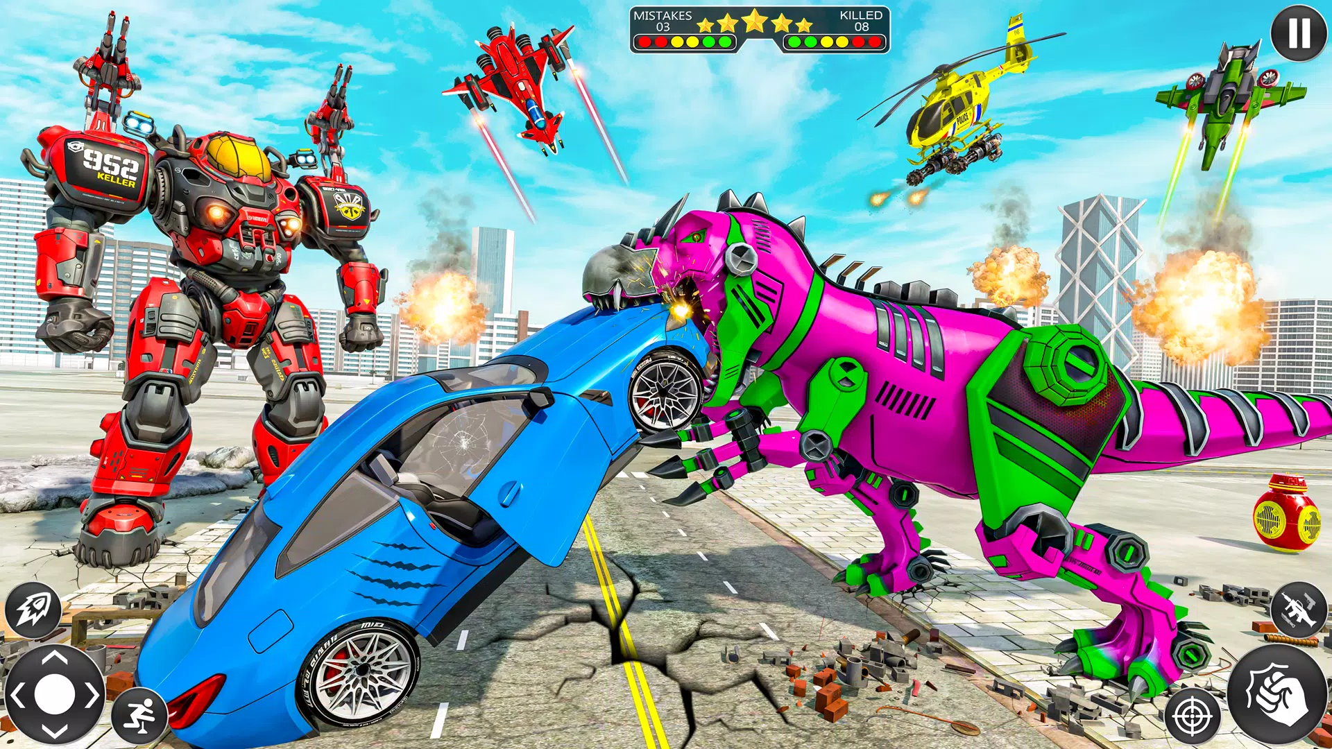 Dino Robot Car Ekran Görüntüsü 4
