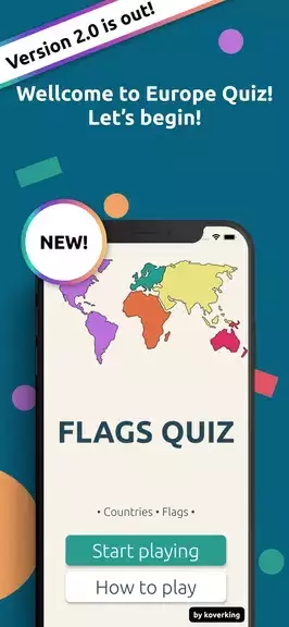 Flags Quiz:  World Geo Trivia Ekran Görüntüsü 1