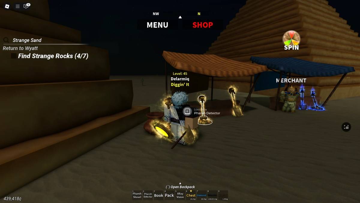 Pharaoh Tool Merchant Location