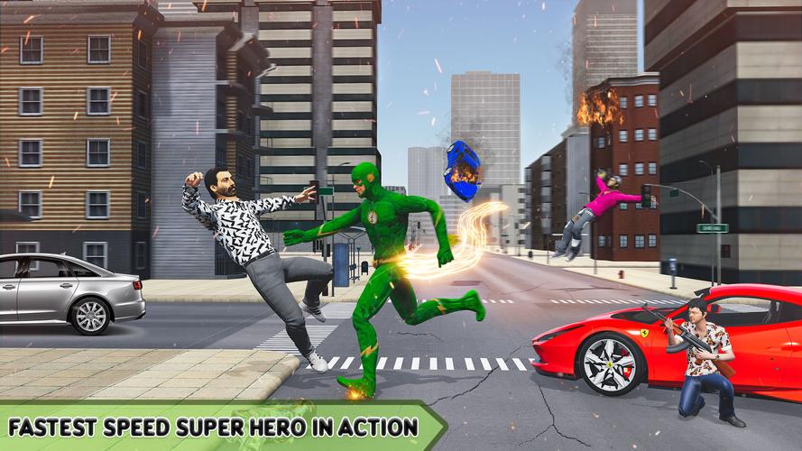 Super Speed: Flying Hero Games 스크린샷 4