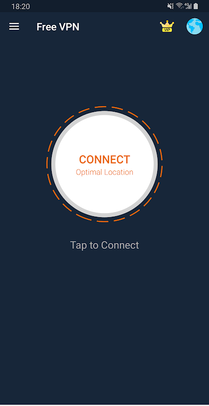Schermata VPN - Unlimited Fast VPN Proxy 4