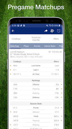 Football NFL 2017 Schedule, Live Scores, & Stats應用截圖第1張