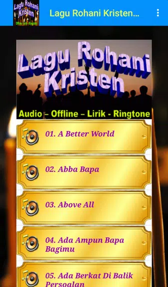 Schermata Lagu Rohani Kristen Offline 2