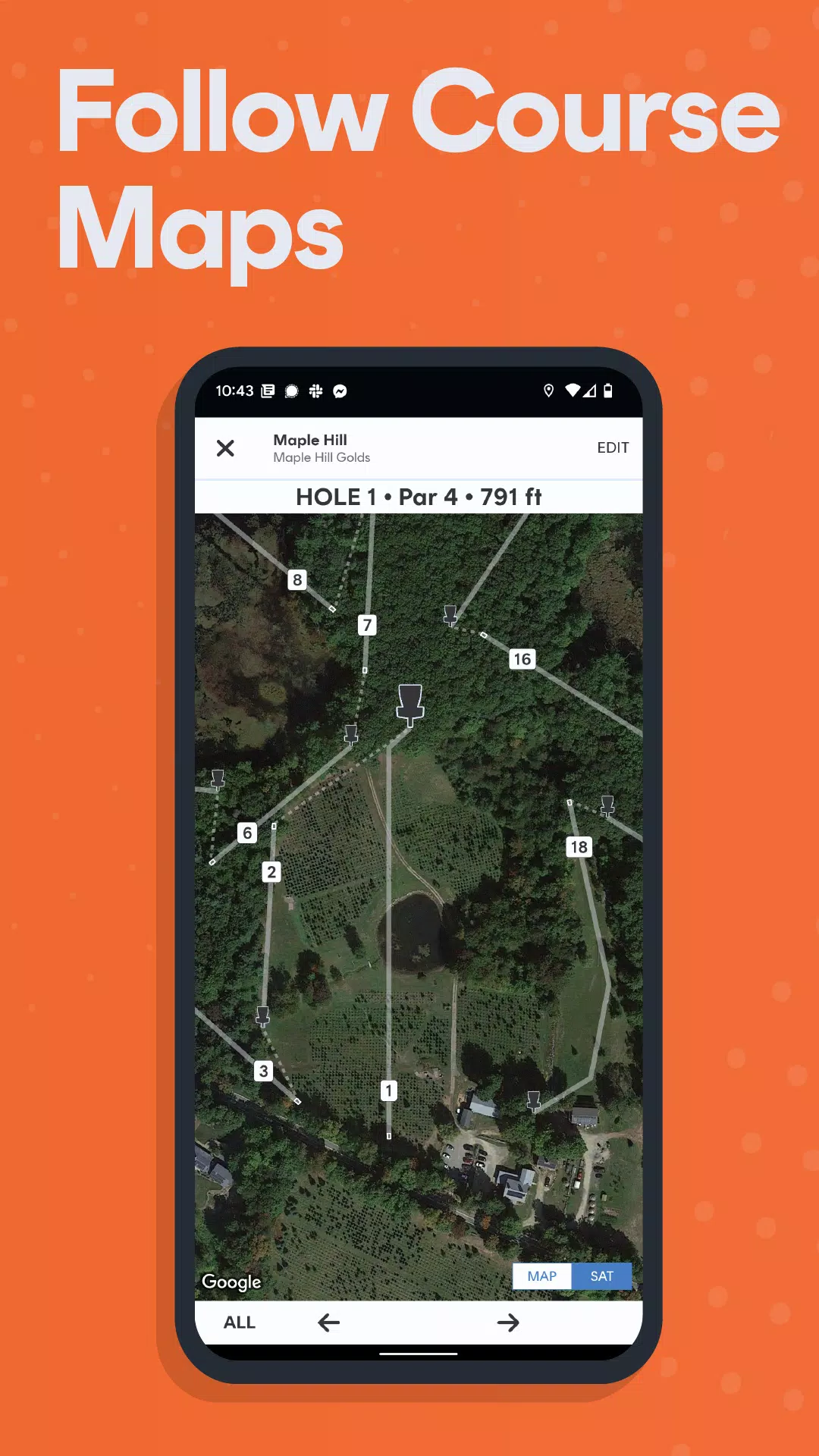 UDisc Disc Golf App स्क्रीनशॉट 2
