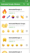 Animated Emojis WAStickerApps Captura de pantalla 2