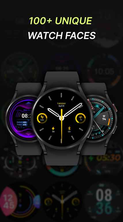 Watch faces - Clock Wallpaper Tangkapan skrin 3