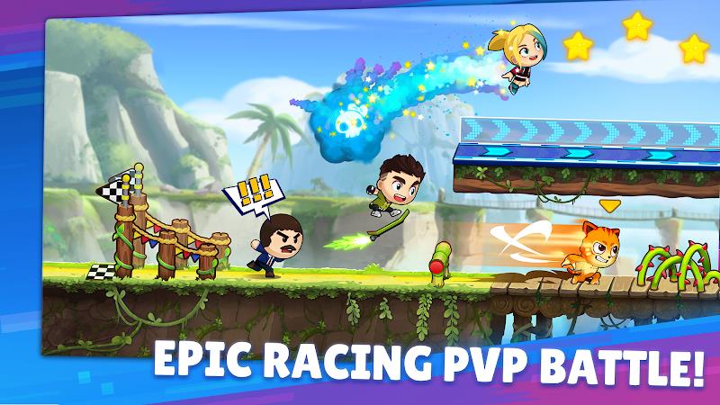 Battle Run: Multiplayer Racing Captura de tela 1