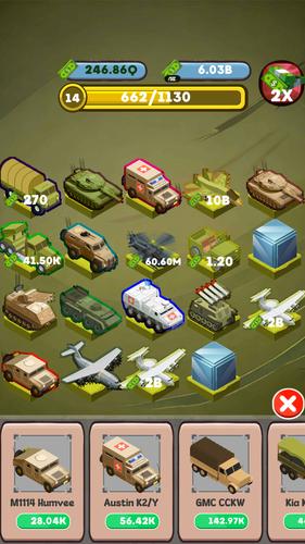 Idle military vehicle Tangkapan skrin 4