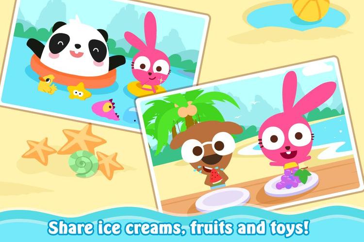 Purple Pink Summer Beach Screenshot 3