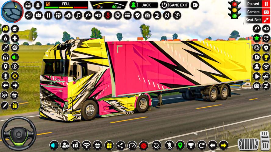 US Truck Driving 3D Truck Game Скриншот 4