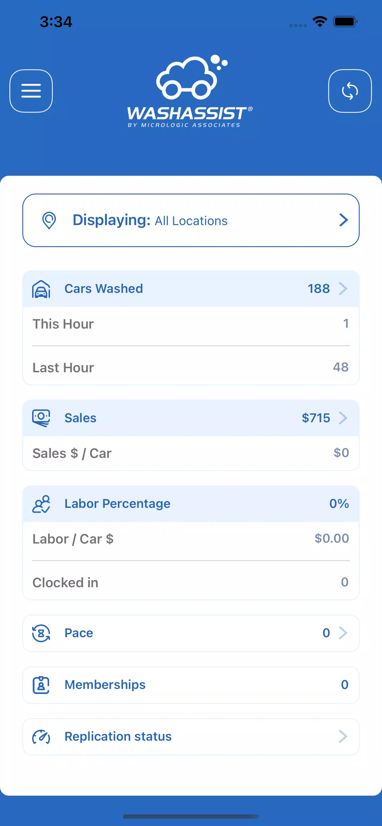 WashAssist Dashboard স্ক্রিনশট 2