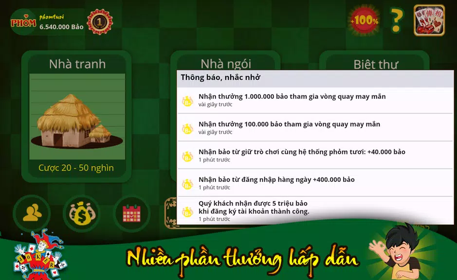 Schermata Phỏm Tươi Tá Lả Phom Tuoi TaLa 3