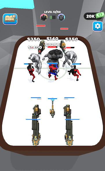 Merge Master Superhero Battle Mod ဖန်သားပြင်ဓာတ်ပုံ 2