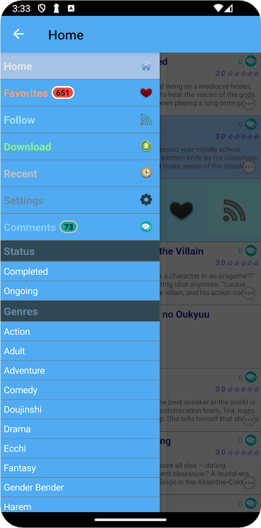 Schermata Manga World - Online Reader 2