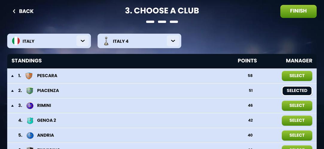 City Football Manager (soccer)应用截图第3张