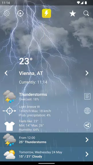 Weather XL Austria PRO Screenshot 2