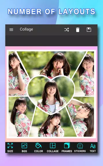 Pic Frames Collage Ảnh chụp màn hình 1