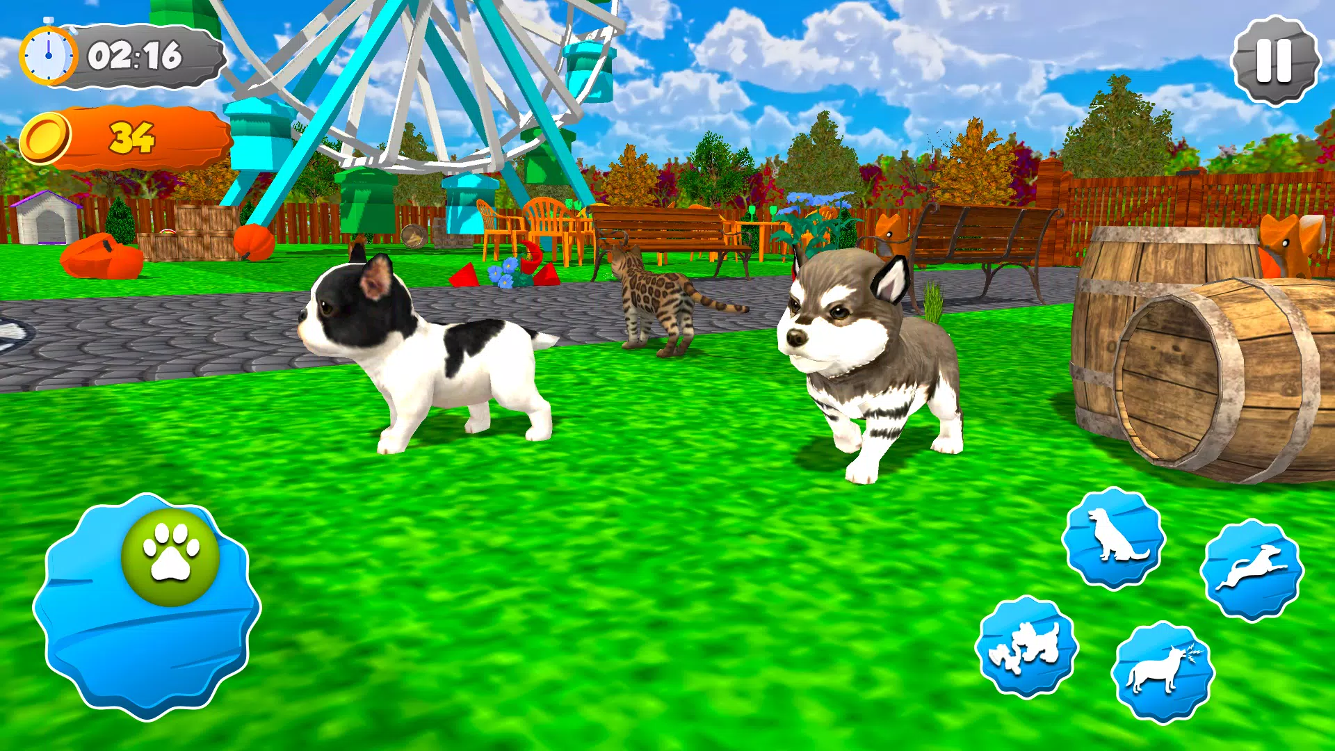 Schermata Pet Dog Game: Virtual Dog Sim 1