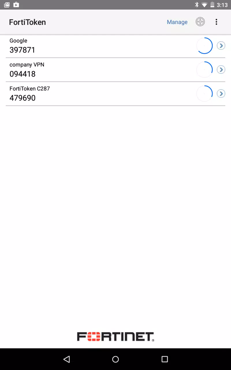 FortiToken Mobile應用截圖第3張