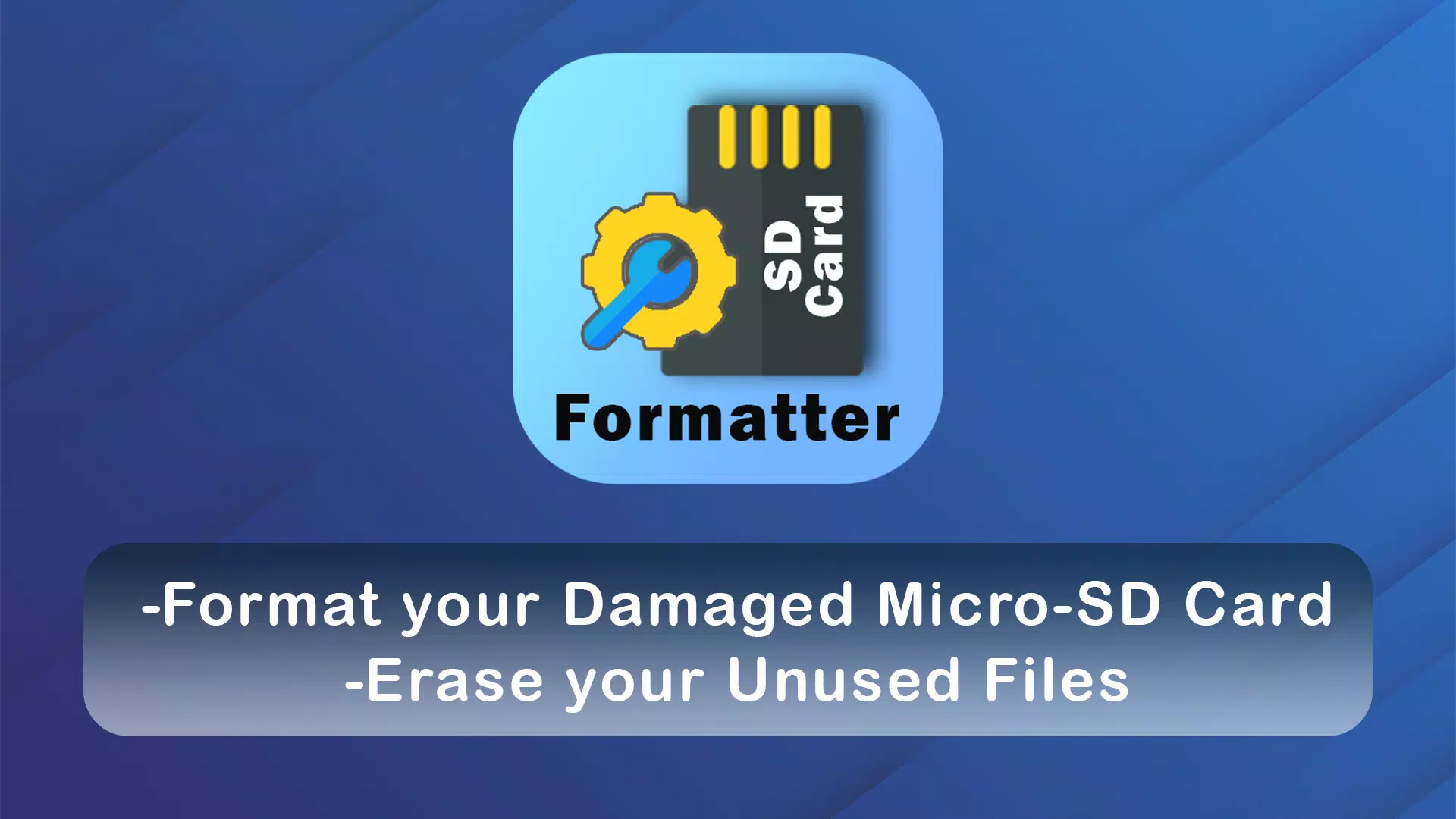 Micro SD Card formatter Tangkapan skrin 1