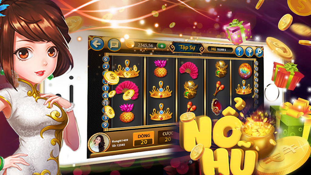 Slot - Vuong quoc lucky, Game Danh Bai Doi Thuong ภาพหน้าจอ 1