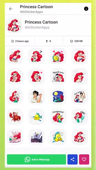 Princess Animated Stickers應用截圖第3張