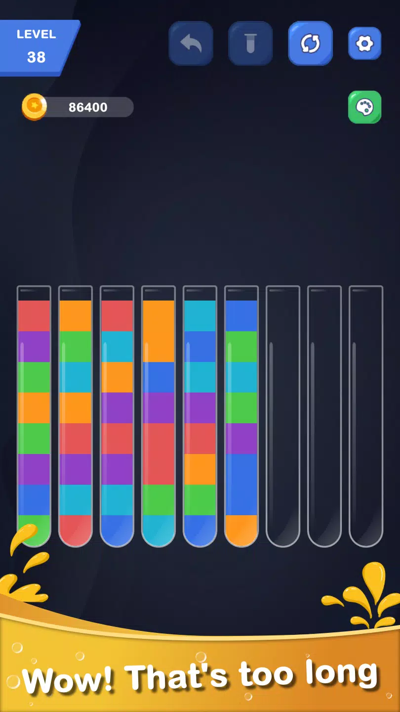 Color Water Sort - Puzzle Ekran Görüntüsü 4