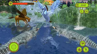 Flying Unicorn Horse Game スクリーンショット 4