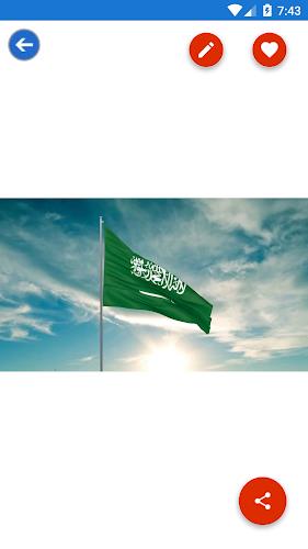 Saudi Arabia Flag Wallpaper: F应用截图第4张