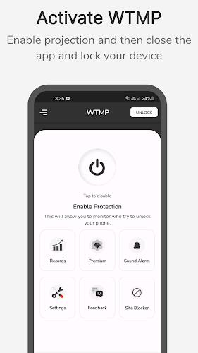 WTMP App: Who Touched My Phone Tangkapan skrin 1