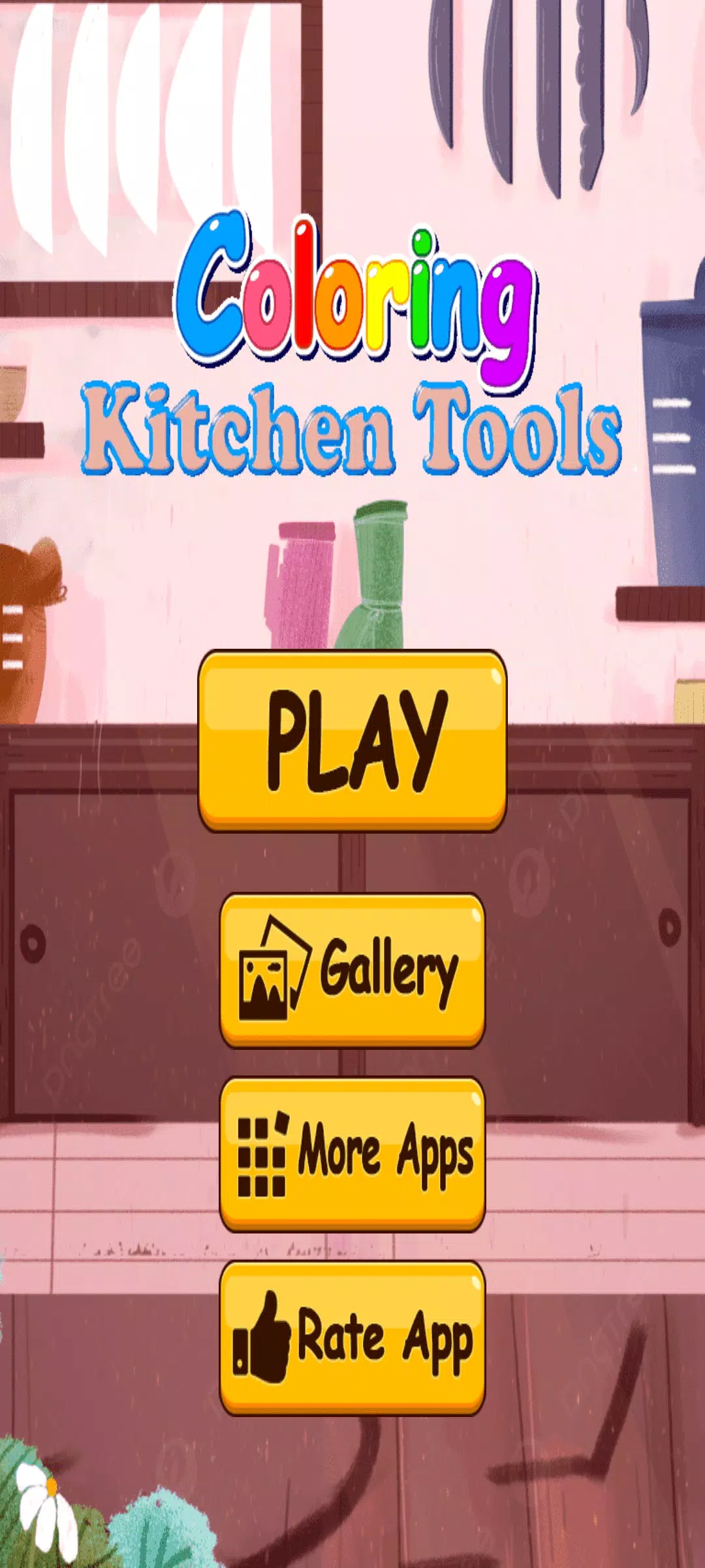 Coloring Kitchen Tools應用截圖第2張