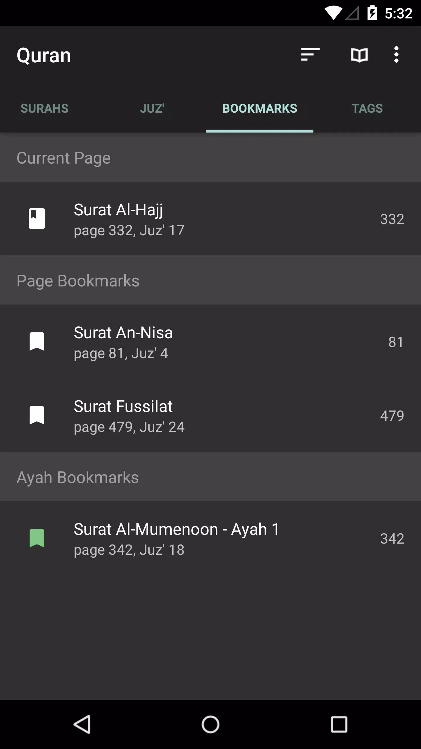 Quran for Android应用截图第3张