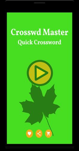 Quick Crossword Master Ảnh chụp màn hình 1