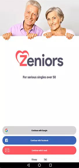 Zeniors - Rencontres Capture d'écran 1
