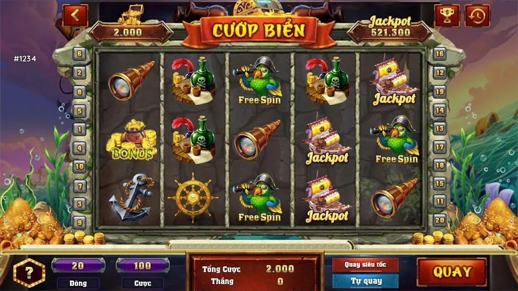Schermata Bắn Cá Rồng - Bắn Cá Slot 2