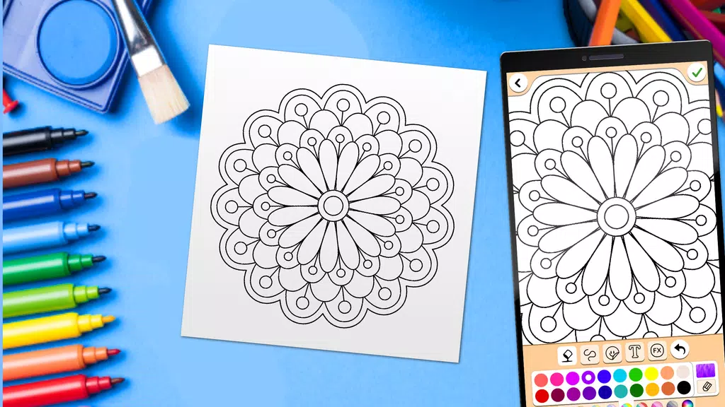 Mandala Coloring Pages Screenshot 3