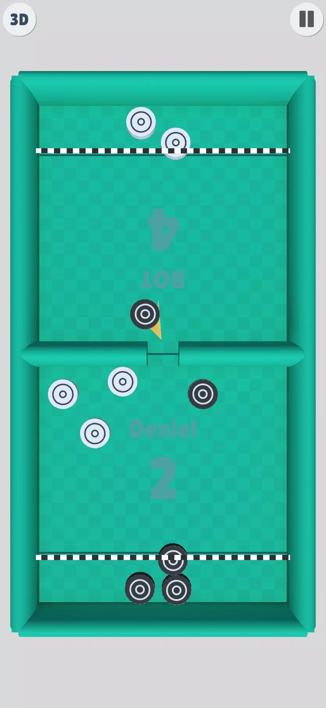 Puck Battle 2 Player Game 스크린샷 2