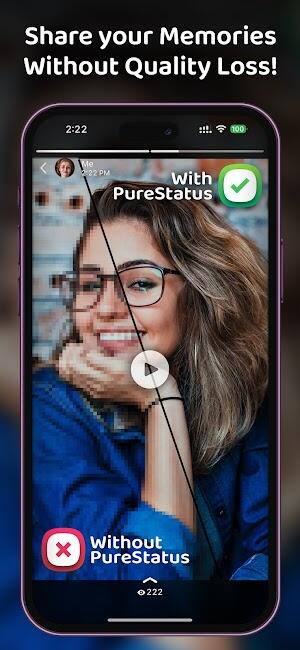 Pure Status 스크린샷 2