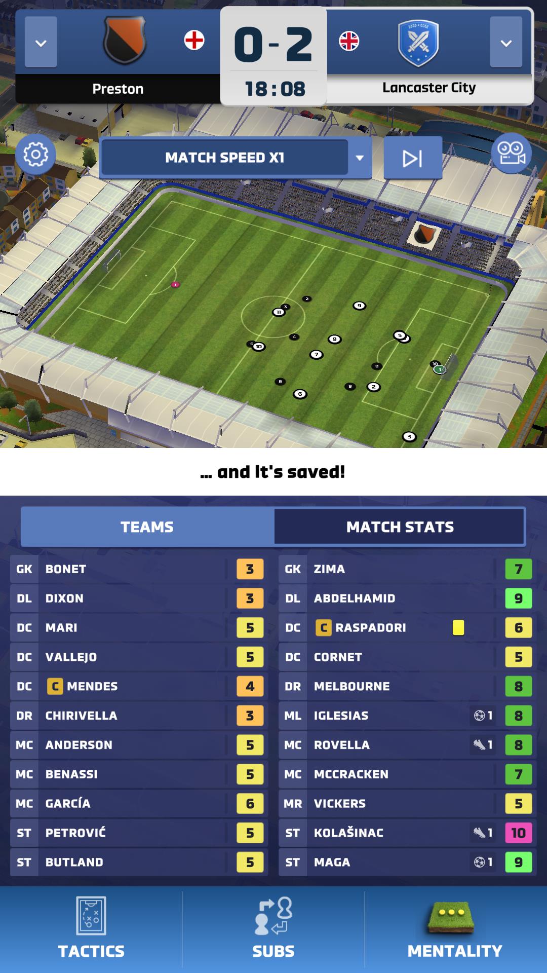 Soccer - Matchday Manager 24 स्क्रीनशॉट 1
