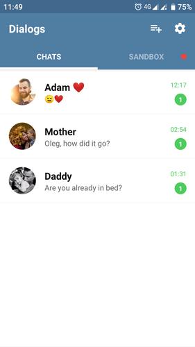 Fake Chat Messenger — TeleFake應用截圖第1張